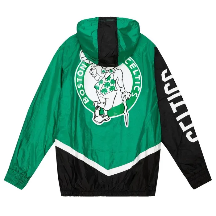 Mitchell and Ness Undeniable Full Zip Windbreaker Boston Celtics Men Jackets and Outerwear Mitchell and Ness Undeniable Full Zip Windbreaker Boston Celtics Men Jackets and Outerwear