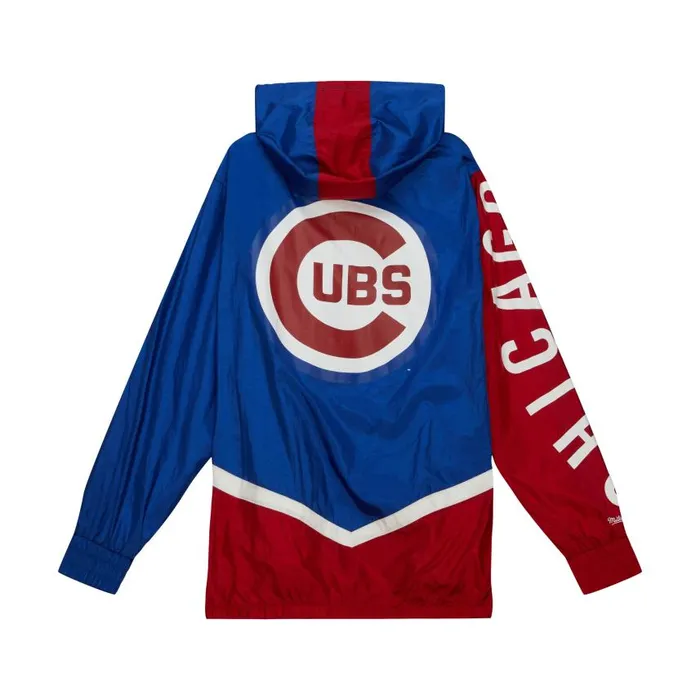 Mitchell and Ness Undeniable Full Zip Windbreaker Chicago Cubs Men Jackets and Outerwear Mitchell and Ness Undeniable Full Zip Windbreaker Chicago Cubs Men Jackets and Outerwear