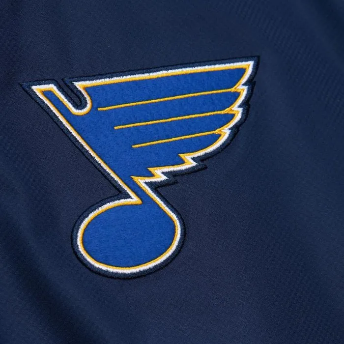 Mitchell and Ness Unlined Windbreaker Current Logo St Louis Blues Men Jackets and Outerwear Mitchell and Ness Unlined Windbreaker Current Logo St Louis Blues Men Jackets and Outerwear