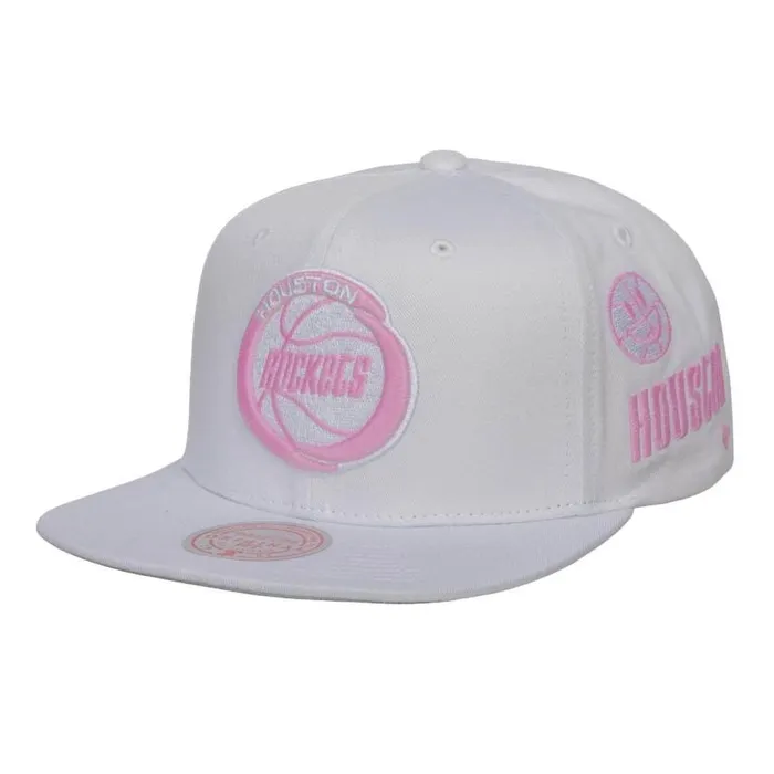 Mitchell and Ness UV Reactive Snapback HWC Houston Rockets Men Hats and Headwear Mitchell and Ness UV Reactive Snapback HWC Houston Rockets Men Hats and Headwear