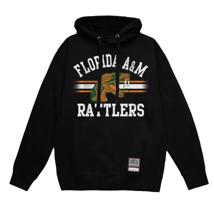 Mitchell and Ness Vintage Stripes Pullover Florida AandM University Men Hoodies and Sweatshirts Mitchell and Ness Vintage Stripes Pullover Florida AandM University Men Hoodies and Sweatshirts