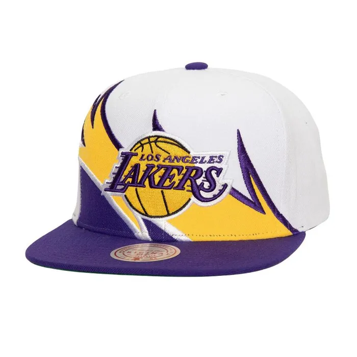 Mitchell and Ness Waverunner Snapback Los Angeles Lakers Men Hats and Headwear
