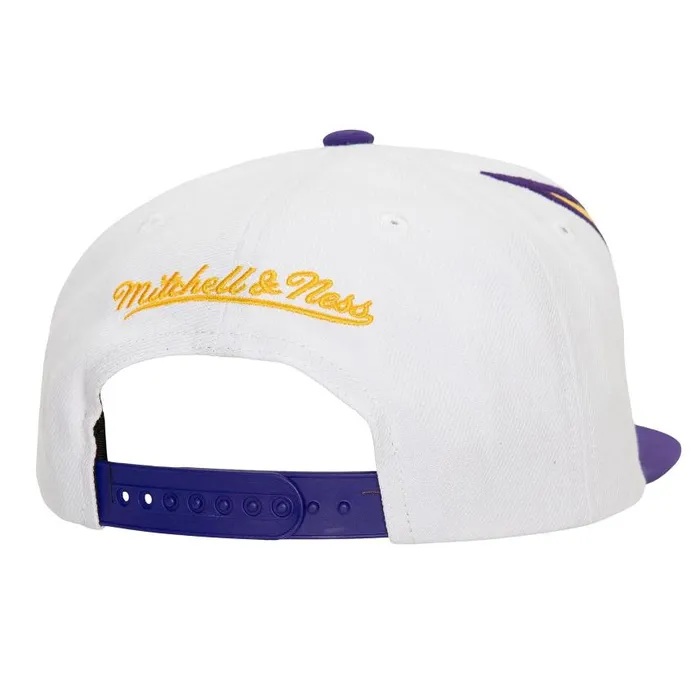 Mitchell and Ness Waverunner Snapback Los Angeles Lakers Men Hats and Headwear Mitchell and Ness Waverunner Snapback Los Angeles Lakers Men Hats and Headwear