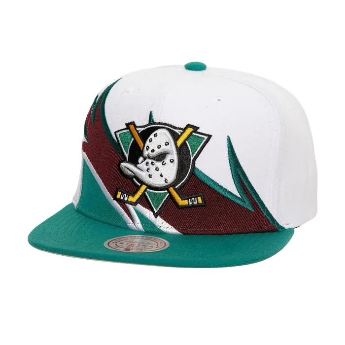 Mitchell and Ness Waverunner Snapback Vntg Anaheim Ducks Men Hats and Headwear Mitchell and Ness Waverunner Snapback Vntg Anaheim Ducks Men Hats and Headwear