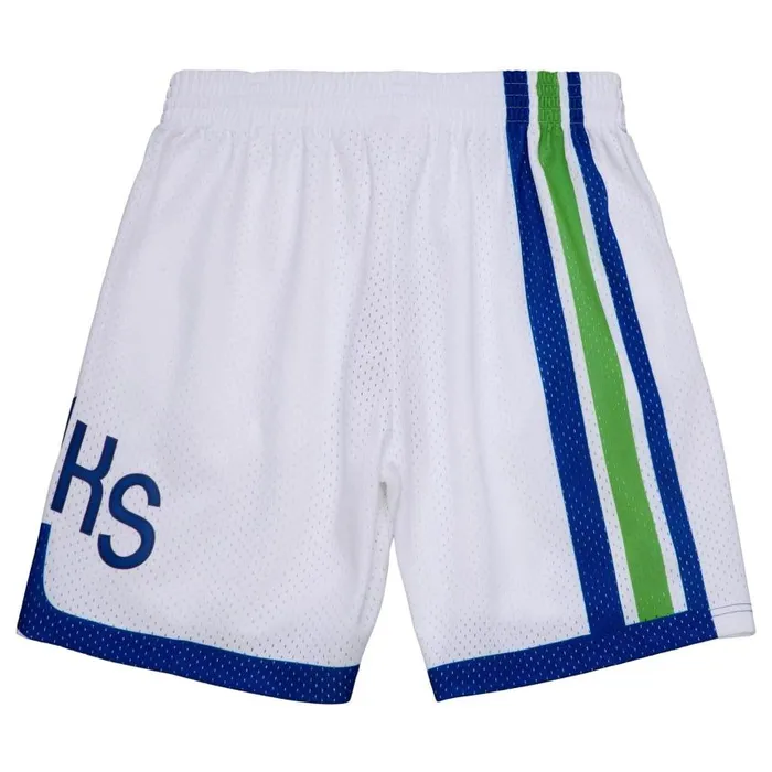 Mitchell and Ness White Swingman Atlanta Hawks 197071 Shorts Men Shorts Mitchell and Ness White Swingman Atlanta Hawks 197071 Shorts Men Shorts