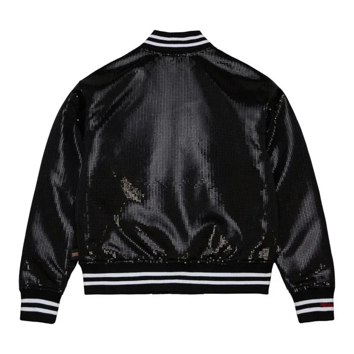Mitchell and Ness Women039s Sequin Varsity Jacket Philadelphia 76ers Women Jackets and Outerwear Mitchell and Ness Women039s Sequin Varsity Jacket Philadelphia 76ers Women Jackets and Outerwear