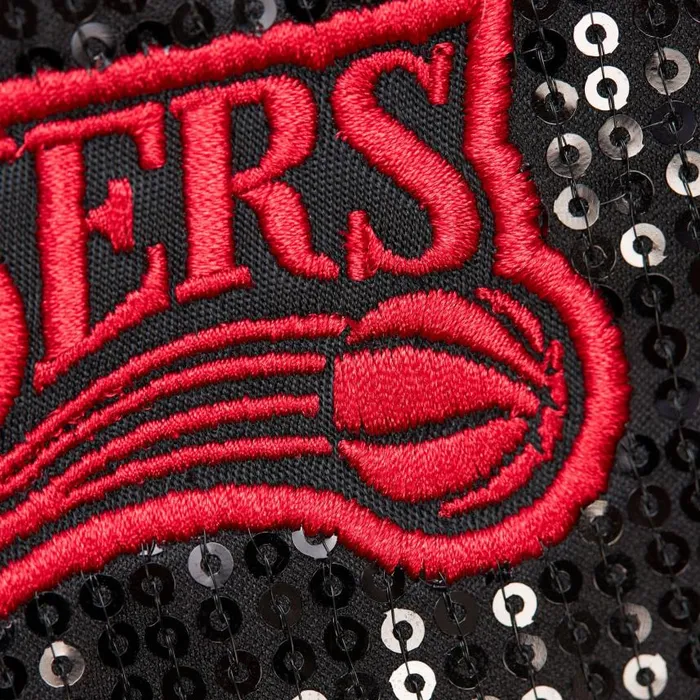 Mitchell and Ness Women039s Sequin Varsity Jacket Philadelphia 76ers Women Jackets and Outerwear Mitchell and Ness Women039s Sequin Varsity Jacket Philadelphia 76ers Women Jackets and Outerwear