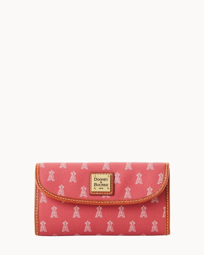 MLB Angels Continental Clutch Angels Women Dooney and Bourke Wallets