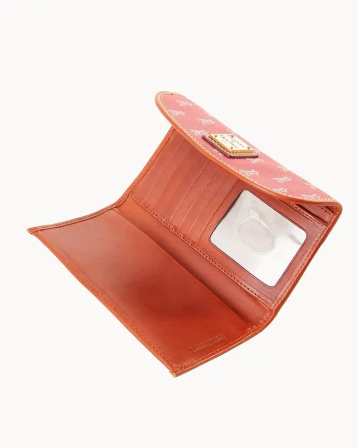 MLB Angels Continental Clutch Angels Women Dooney and Bourke Wallets MLB Angels Continental Clutch Angels Women Dooney and Bourke Wallets