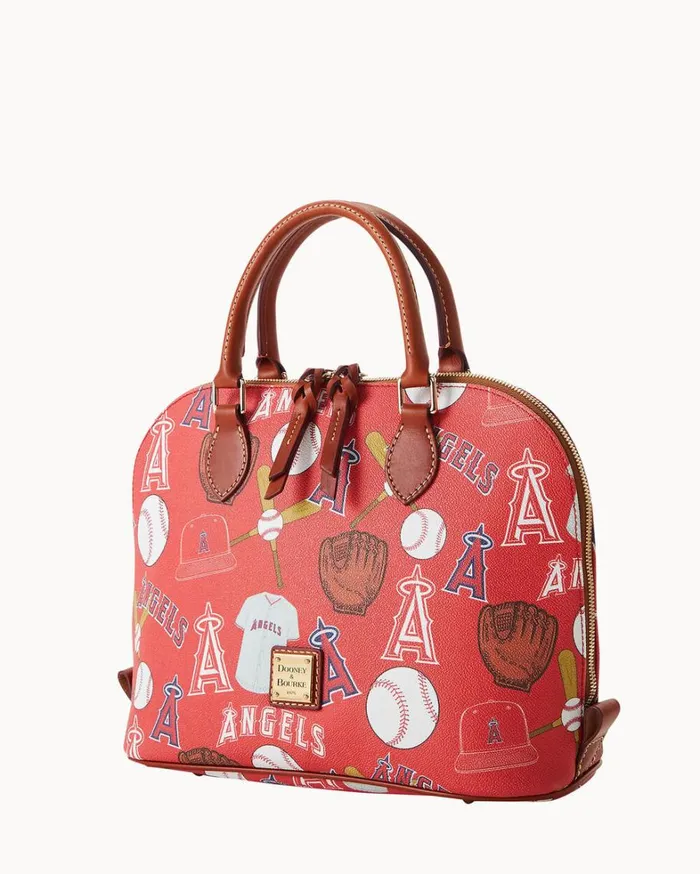 MLB Angels Zip Zip Satchel Angels Women Dooney and Bourke Satchels MLB Angels Zip Zip Satchel Angels Women Dooney and Bourke Satchels