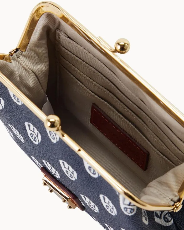 MLB Brewers Large Framed Purse Brewers Women Dooney and Bourke Wallets MLB Brewers Large Framed Purse Brewers Women Dooney and Bourke Wallets