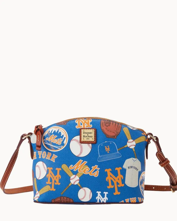 MLB Mets Suki Crossbody Mets Women Dooney and Bourke Crossbodies