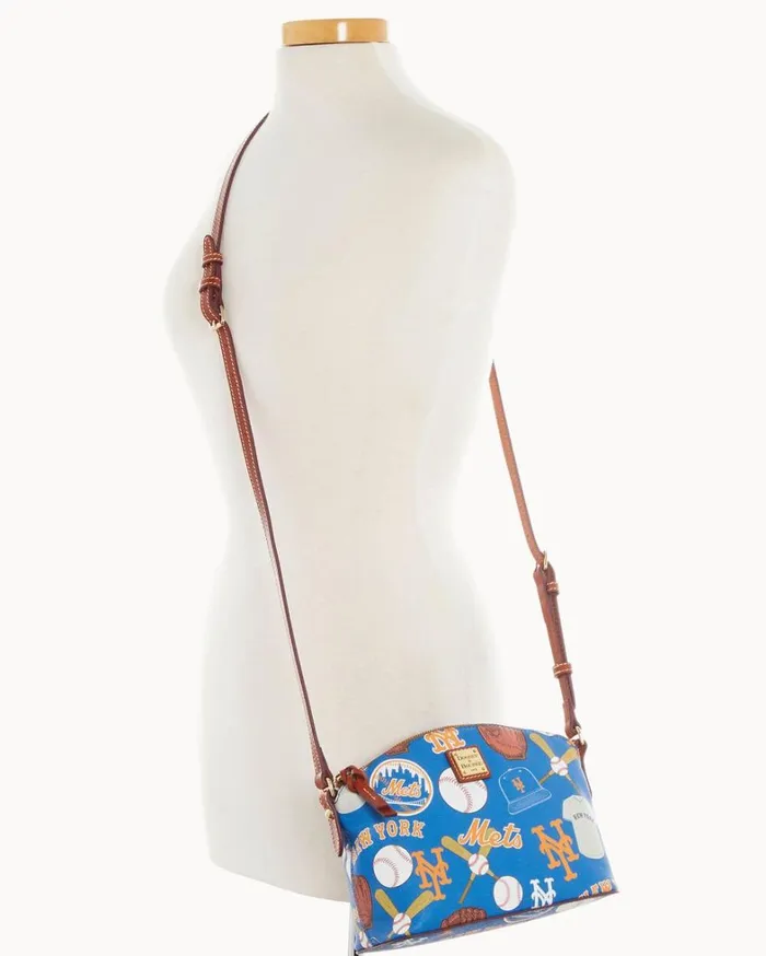 MLB Mets Suki Crossbody Mets Women Dooney and Bourke Crossbodies MLB Mets Suki Crossbody Mets Women Dooney and Bourke Crossbodies