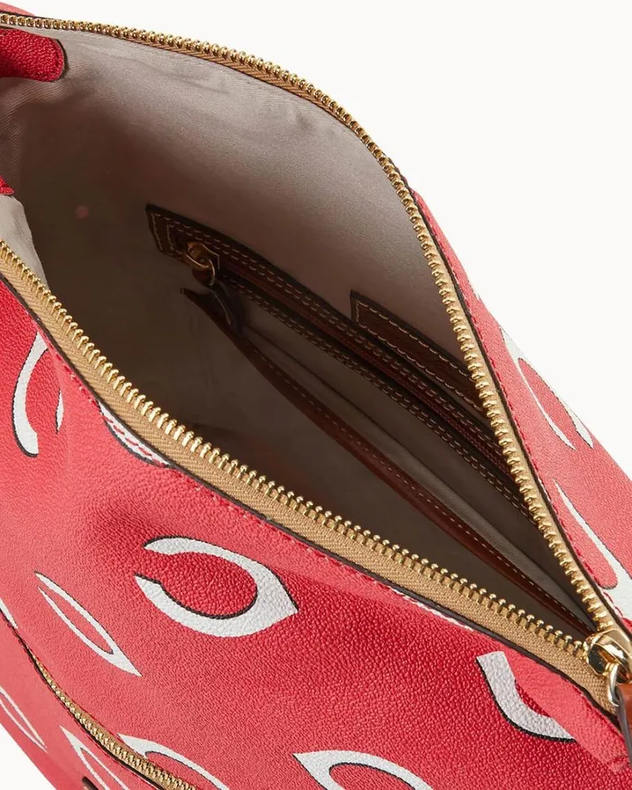 MLB Reds Large Sac Reds Women Dooney and Bourke Shoulder Bags MLB Reds Large Sac Reds Women Dooney and Bourke Shoulder Bags
