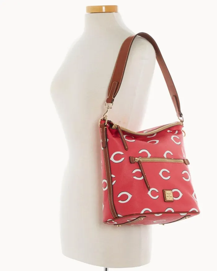MLB Reds Large Sac Reds Women Dooney and Bourke Shoulder Bags MLB Reds Large Sac Reds Women Dooney and Bourke Shoulder Bags