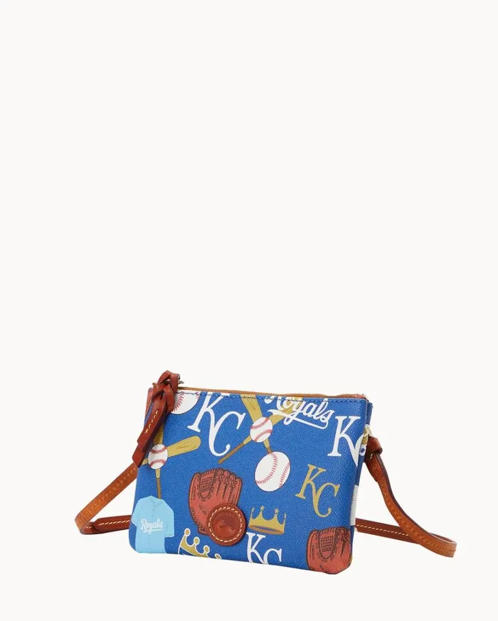 MLB Royals Top Zip Crossbody Royals Women Dooney and Bourke Crossbodies MLB Royals Top Zip Crossbody Royals Women Dooney and Bourke Crossbodies