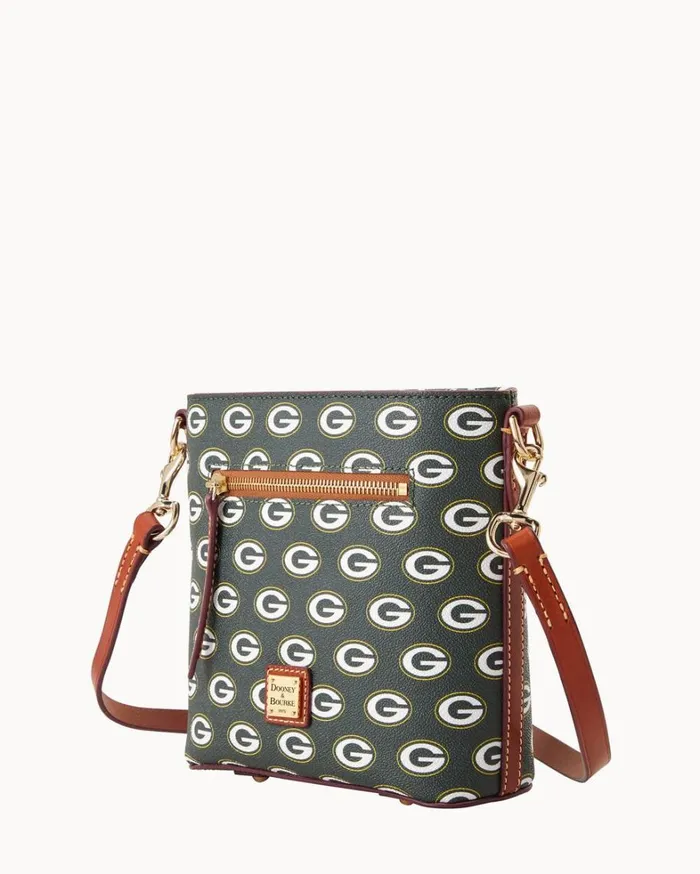 NFL Packers Small Zip Crossbody Packers Women Dooney and Bourke Crossbodies NFL Packers Small Zip Crossbody Packers Women Dooney and Bourke Crossbodies