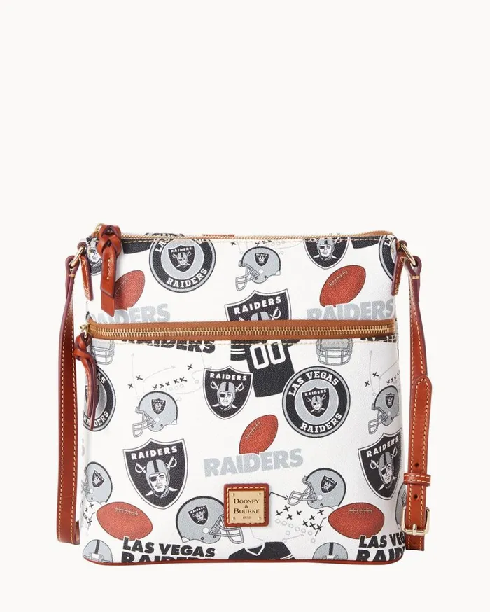 NFL Raiders Crossbody Raiders Women Dooney and Bourke Crossbodies