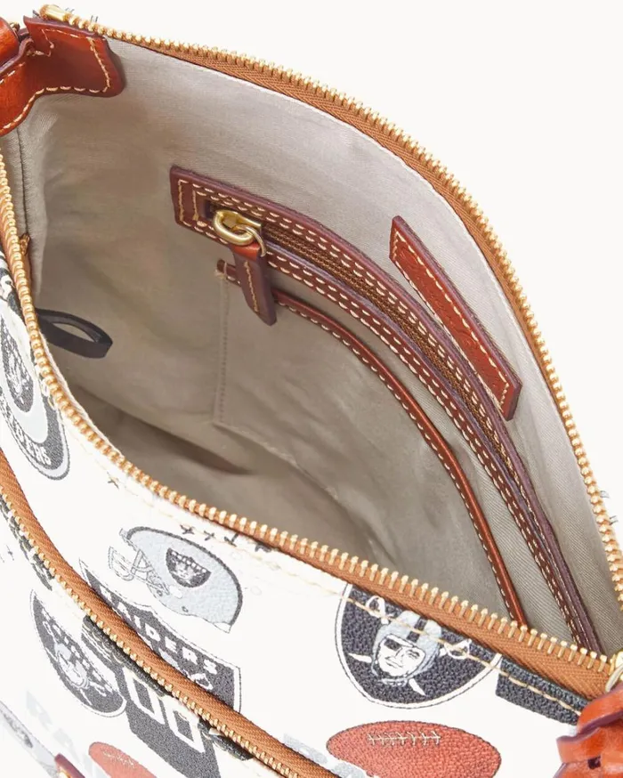 NFL Raiders Crossbody Raiders Women Dooney and Bourke Crossbodies