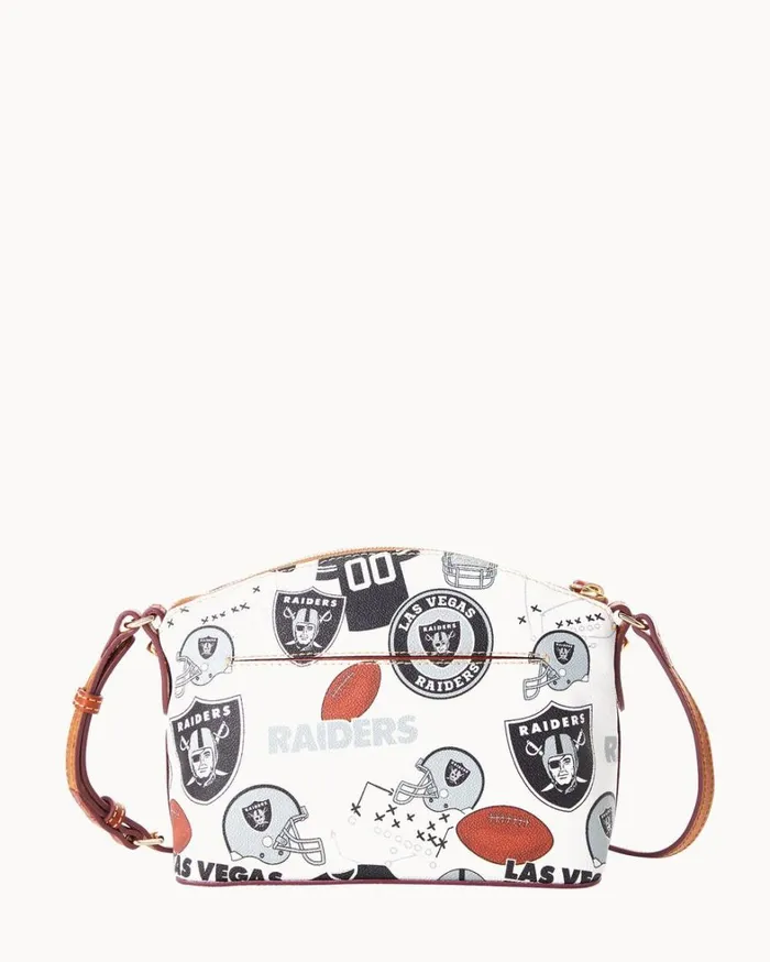 NFL Raiders Suki Crossbody Raiders Women Dooney and Bourke Crossbodies NFL Raiders Suki Crossbody Raiders Women Dooney and Bourke Crossbodies