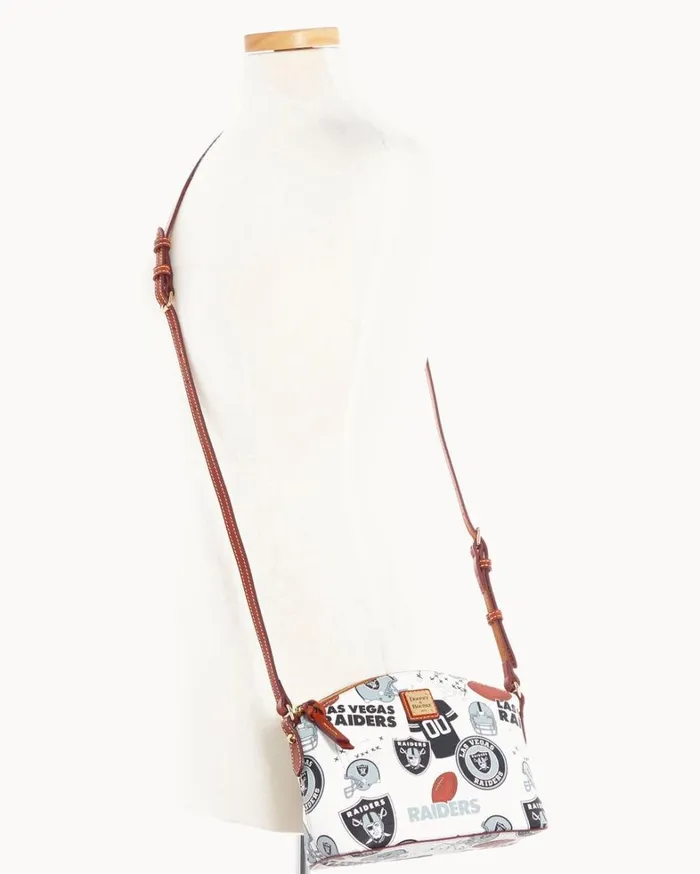 NFL Raiders Suki Crossbody Raiders Women Dooney and Bourke Crossbodies NFL Raiders Suki Crossbody Raiders Women Dooney and Bourke Crossbodies