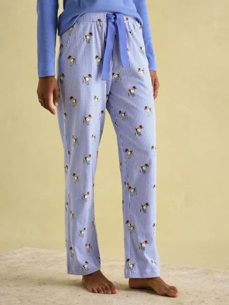 Nightwear Women Joules Blue Jersey Pyjama Set