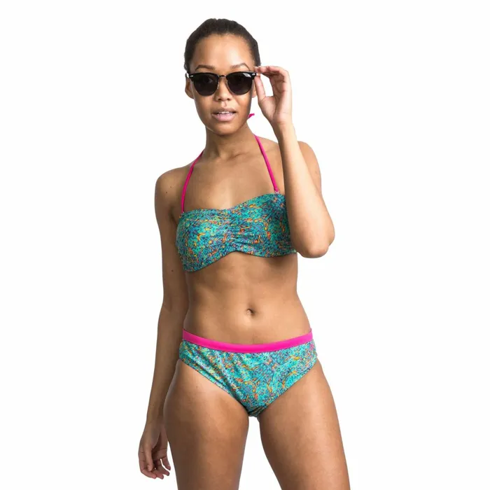 Nuala Bikini Bottoms Lagoon Print Women Trespass Swimwear