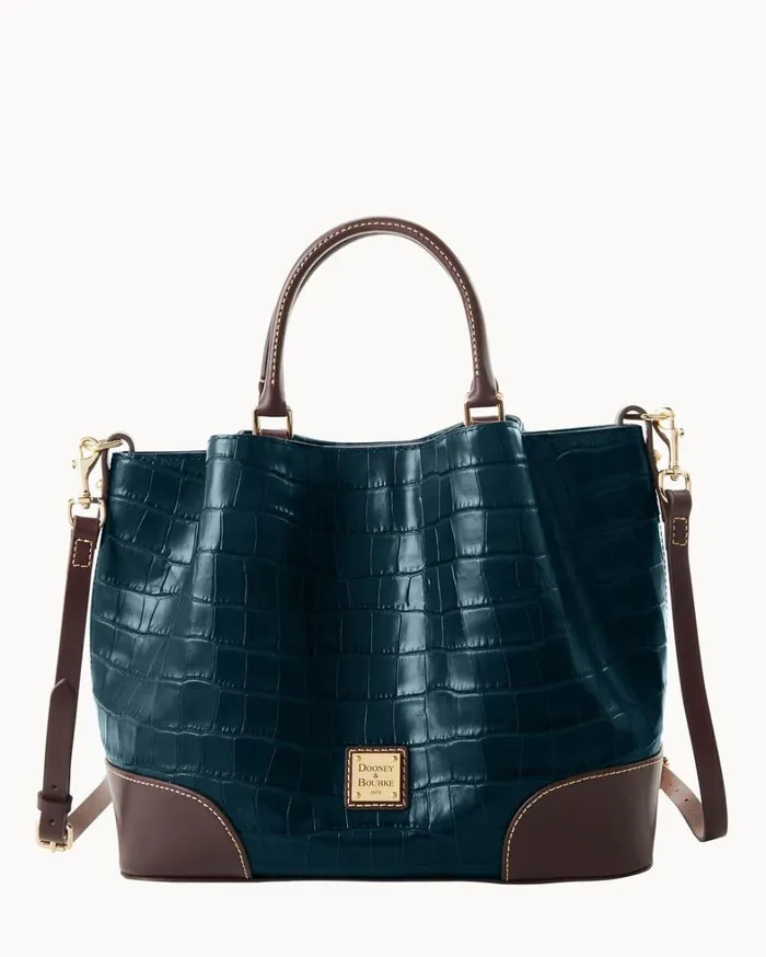 Oakdale Brenna Black Women Dooney and Bourke Satchels