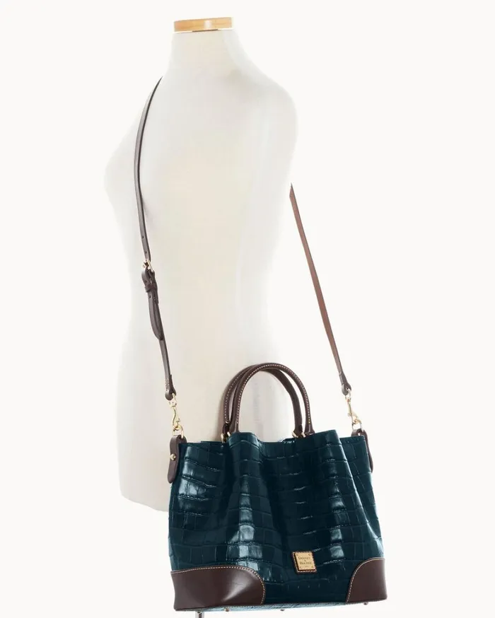 Oakdale Brenna Black Women Dooney and Bourke Satchels Oakdale Brenna Black Women Dooney and Bourke Satchels