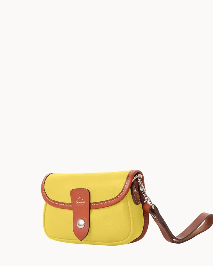 Oncour Cabriolet Flap Wristlet Yellow Women Dooney and Bourke Wallets Oncour Cabriolet Flap Wristlet Yellow Women Dooney and Bourke Wallets