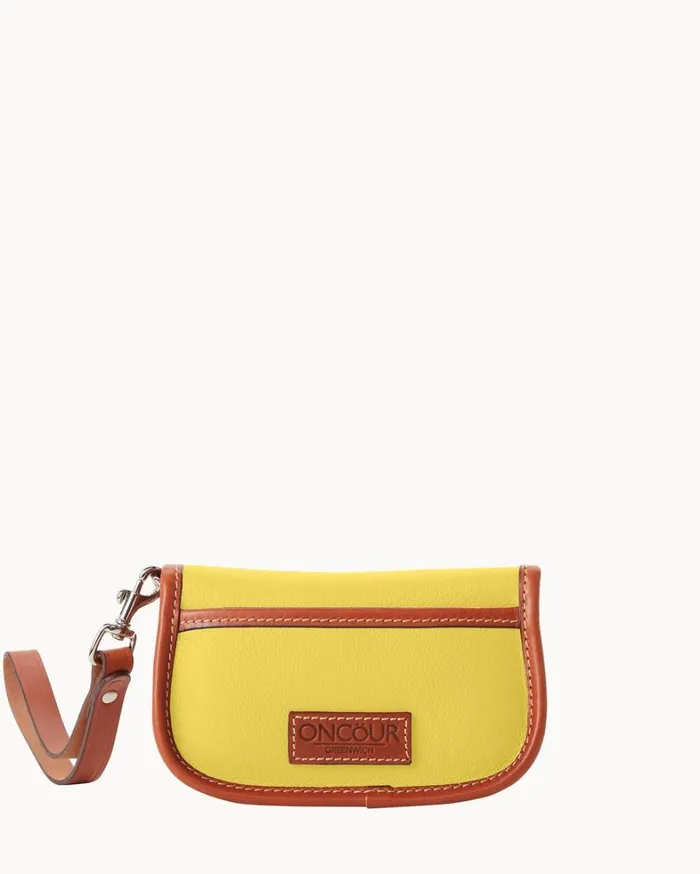Oncour Cabriolet Flap Wristlet Yellow Women Dooney and Bourke Wallets Oncour Cabriolet Flap Wristlet Yellow Women Dooney and Bourke Wallets