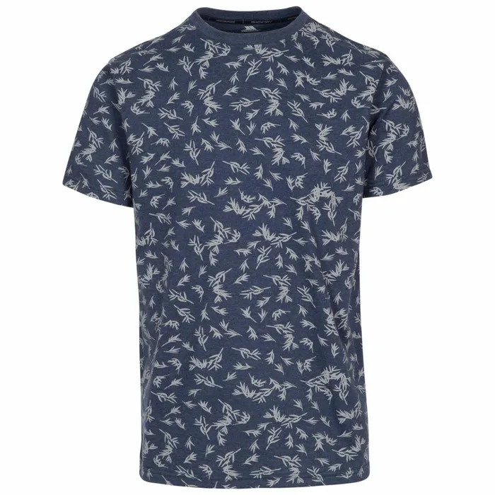 Orsen Printed TShirt Navy Marl Men Trespass TShirts