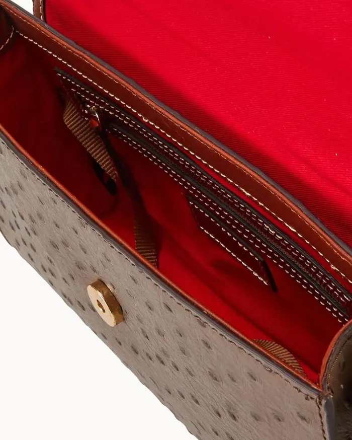 Ostrich Lacey Clutch Mushroom Women Dooney and Bourke Wallets Ostrich Lacey Clutch Mushroom Women Dooney and Bourke Wallets
