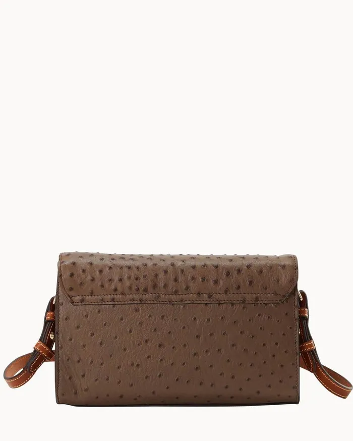 Ostrich Lacey Clutch Mushroom Women Dooney and Bourke Wallets Ostrich Lacey Clutch Mushroom Women Dooney and Bourke Wallets