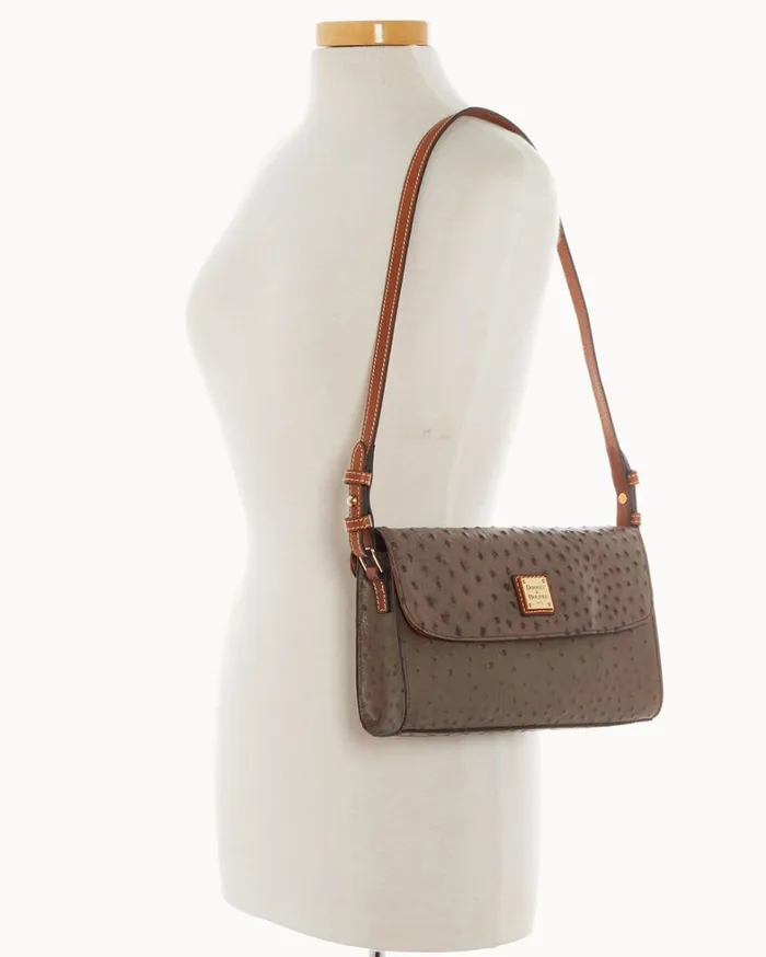 Ostrich Lacey Clutch Mushroom Women Dooney and Bourke Wallets Ostrich Lacey Clutch Mushroom Women Dooney and Bourke Wallets