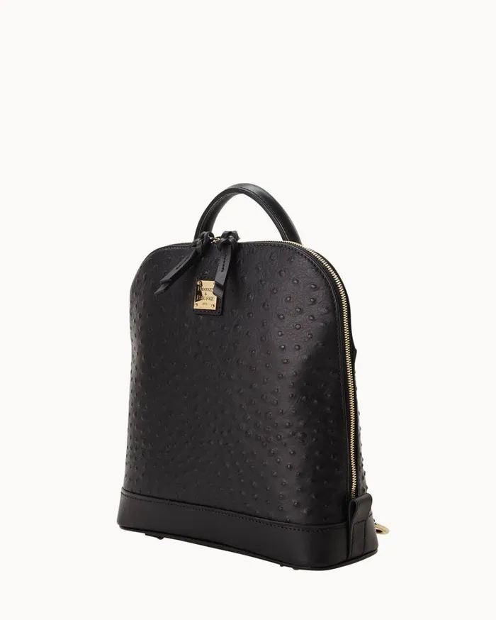 Ostrich Pod Backpack Black Women Dooney and Bourke Backpacks Ostrich Pod Backpack Black Women Dooney and Bourke Backpacks
