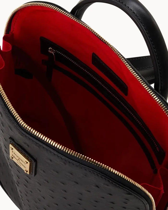 Ostrich Pod Backpack Black Women Dooney and Bourke Backpacks Ostrich Pod Backpack Black Women Dooney and Bourke Backpacks