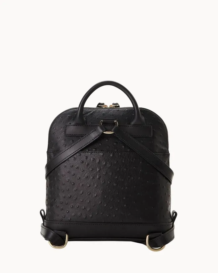 Ostrich Pod Backpack Black Women Dooney and Bourke Backpacks Ostrich Pod Backpack Black Women Dooney and Bourke Backpacks