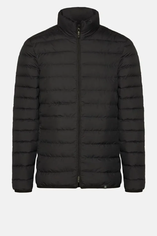 Outerwear Men Boggi Milano Goose Down Recycled Fabric Bomber Jacket Black Outerwear Men Boggi Milano Goose Down Recycled Fabric Bomber Jacket Black