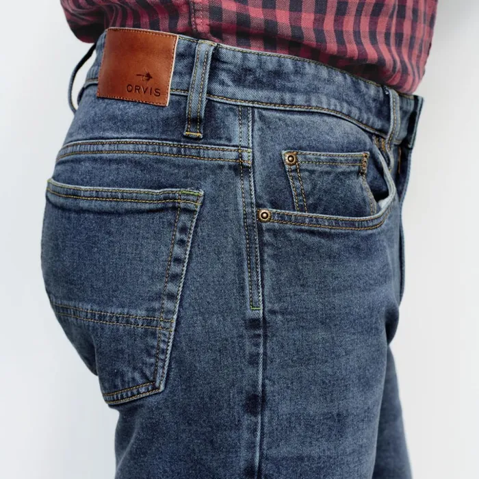 Pants Men Orvis Montana Morning Denim Rugged