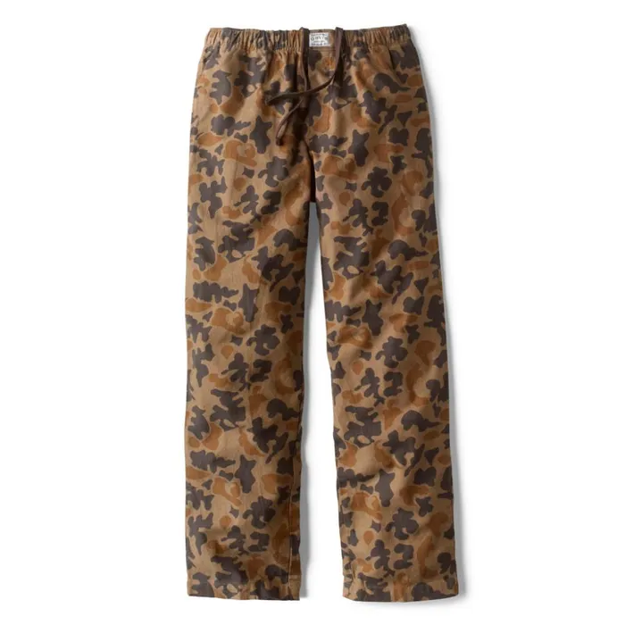 Pants Men Orvis Perfect Flannel Pajama Bottoms Orvis 1971 Camo