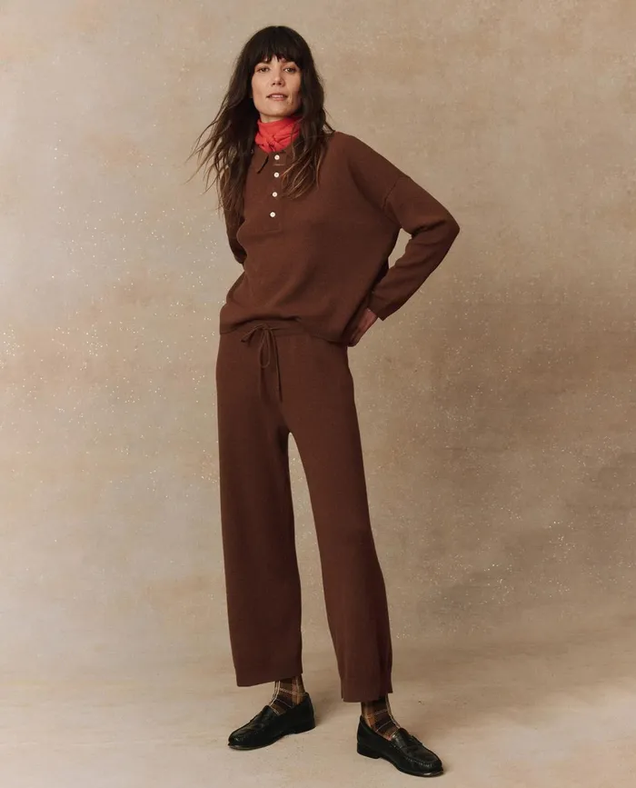 Pants Women The Great The Cashmere Lantern Pant Santal Pants Women The Great The Cashmere Lantern Pant Santal