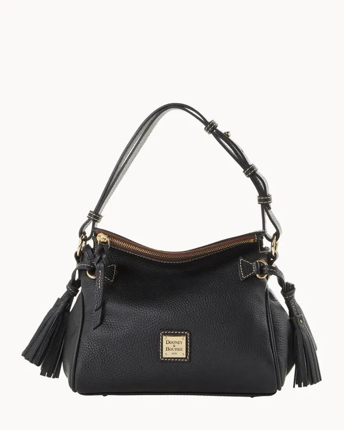 Pebble Grain Tassel Shoulder Bag Women Dooney and Bourke Shoulder Bags