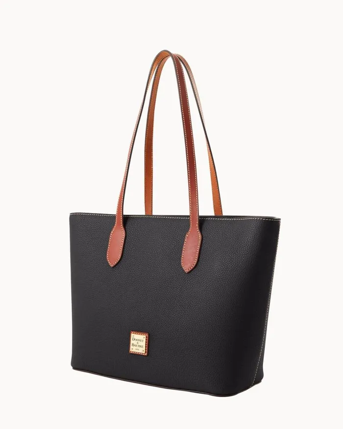 Pebble Grain Tote Black Women Dooney and Bourke Totes Pebble Grain Tote Black Women Dooney and Bourke Totes