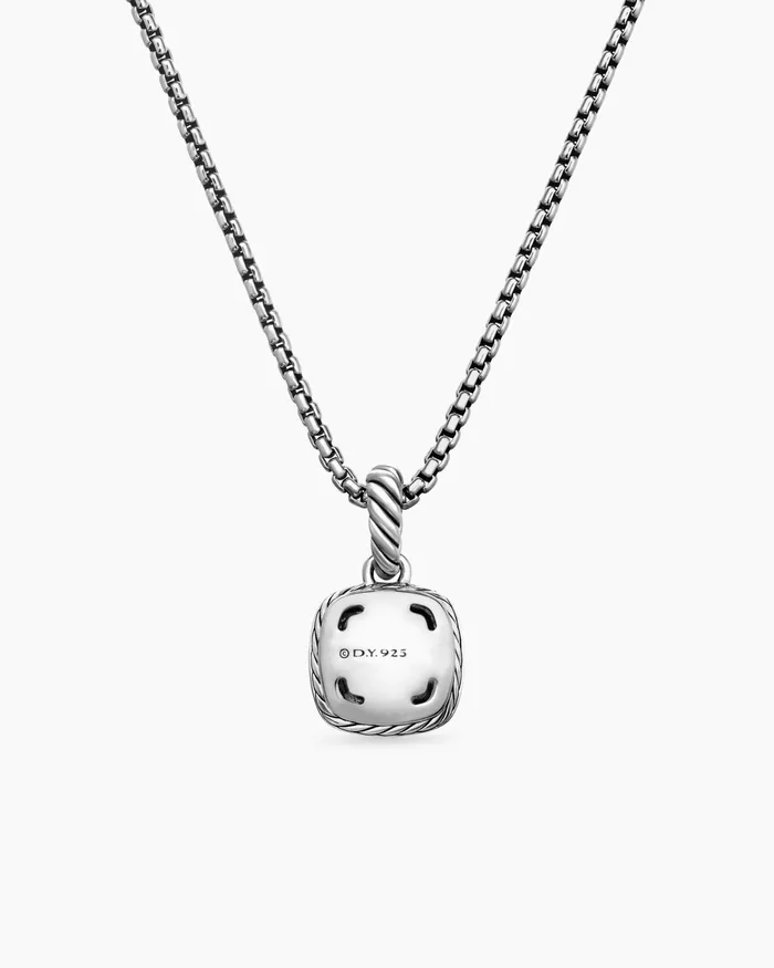 Petite Albion Pendant Necklace In Sterling Silver With Amethyst And Diamonds 7mm Women David Yurman Pendant Petite Albion Pendant Necklace In Sterling Silver With Amethyst And Diamonds 7mm Women David Yurman Pendant