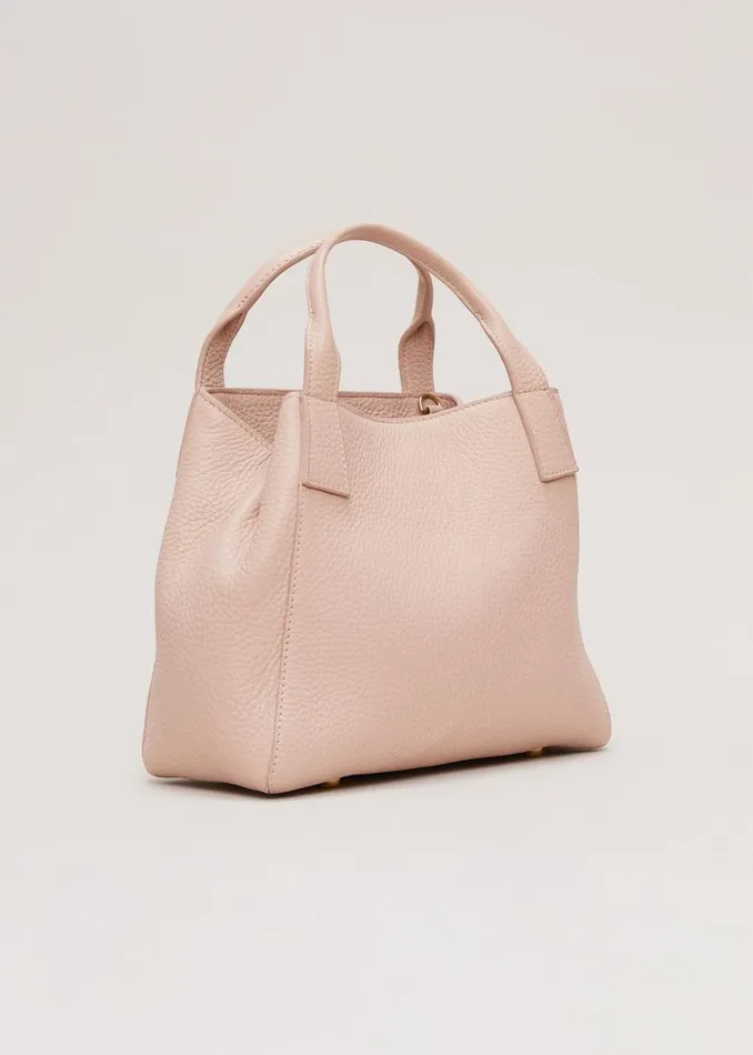 Phase Eight Bags and Clutches Mini Leather Tote Bag Pale Pink 8211 Women