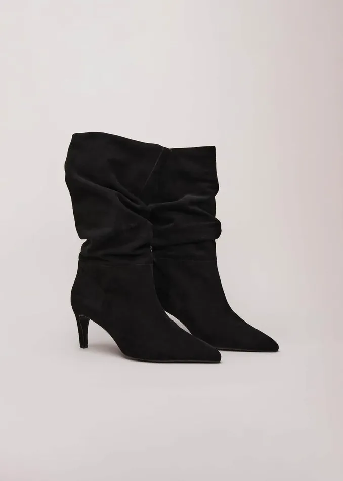 Phase Eight Boots Black Suede Boots Black 8211 Women