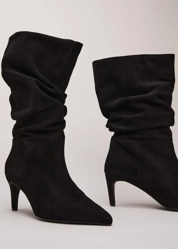Phase Eight Boots Black Suede Boots Black 8211 Women