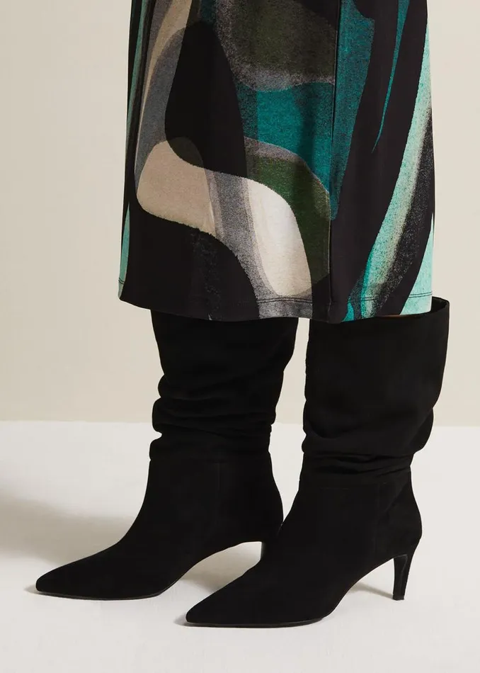 Phase Eight Boots Black Suede Boots Black 8211 Women