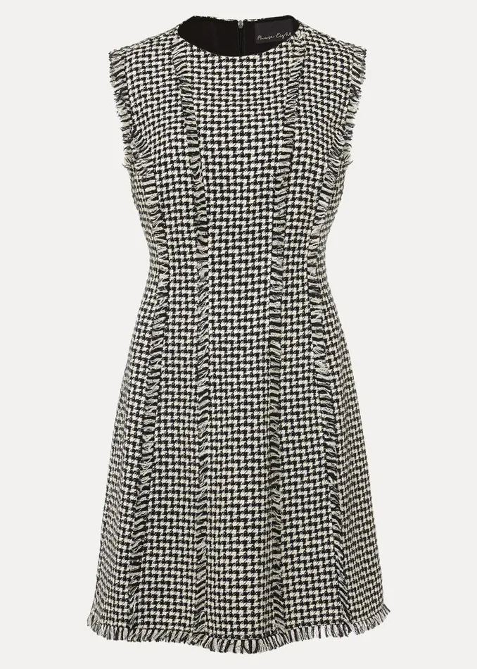 Phase Eight Dresses Arie Tweed Mini Dress Blackwhite 8211 Women